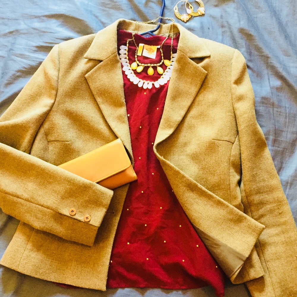 Vintage Dark Sand Blazer